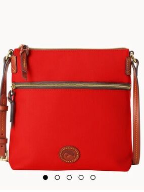 Dooney & Bourke nylon canvas crossbody bag in red